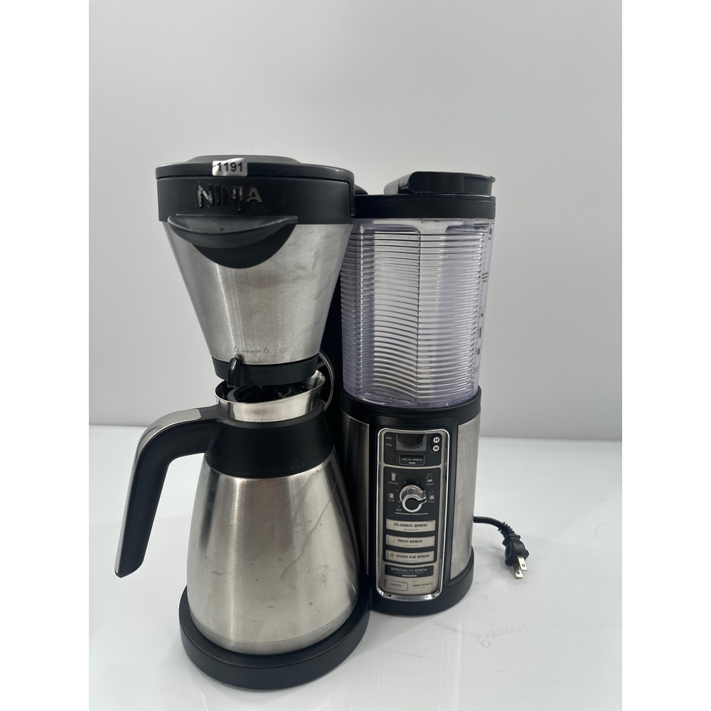 Ninja Coffee Bar CF087-69 Coffee Maker with Thermal Carafe and Frother Silver